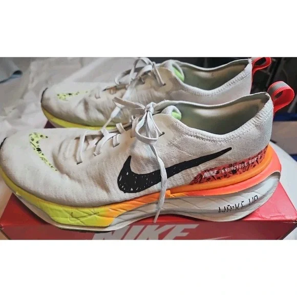 Nike Zoomx Invincible Run FK 3 HF4915-100 Elite Men's Shoes Size 11 White - Picture 8 of 10